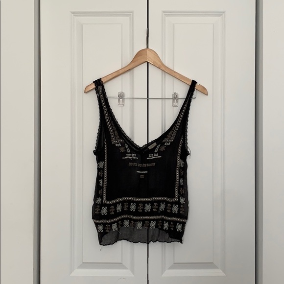 Ecote Tops - Ecoté sheer tank